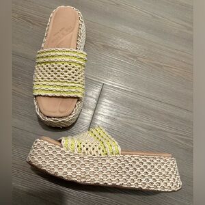 Rag and bone platform sandals size 37.5